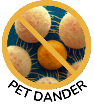 No pet dander icon
